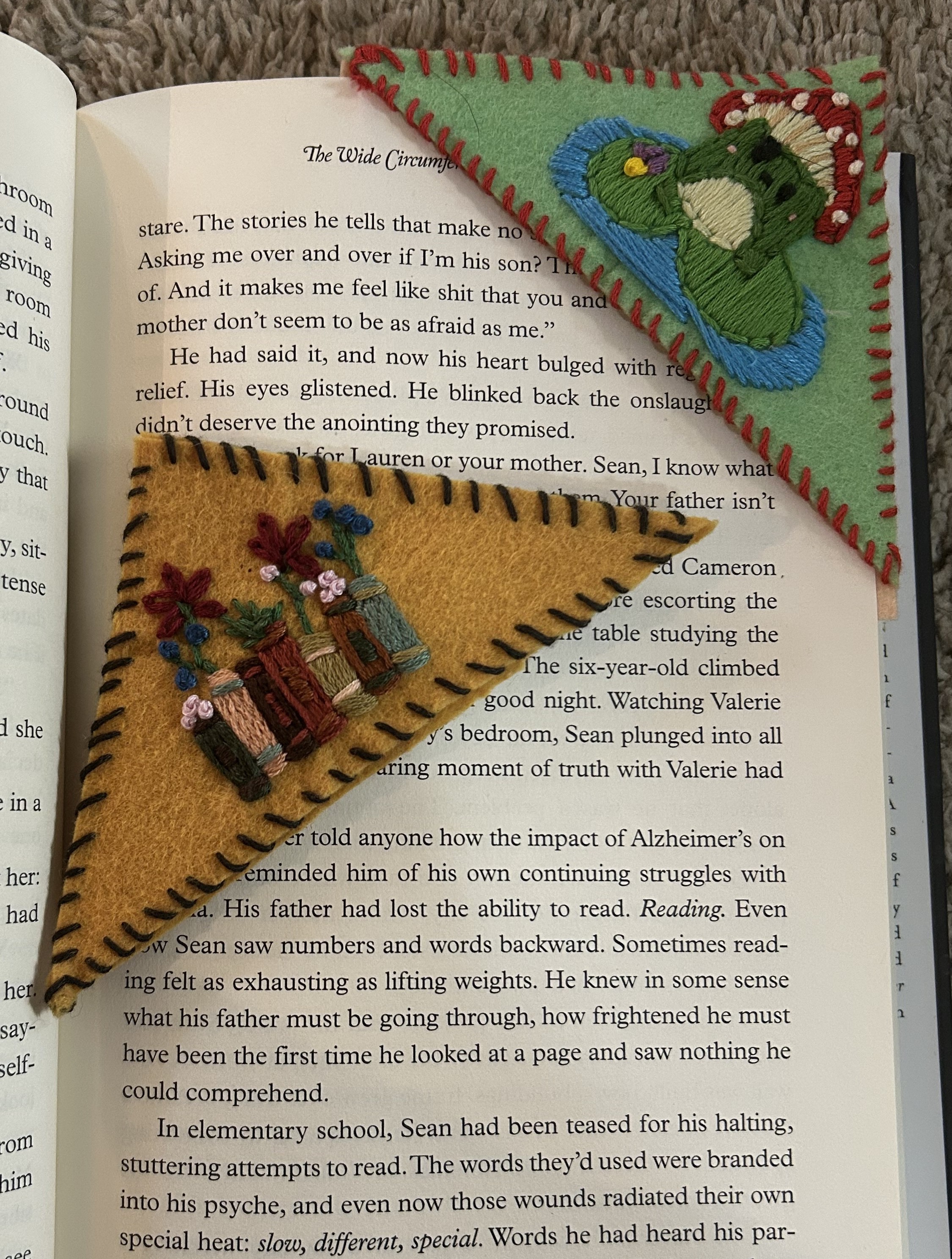 Embroidered Bookmarks Sample Image